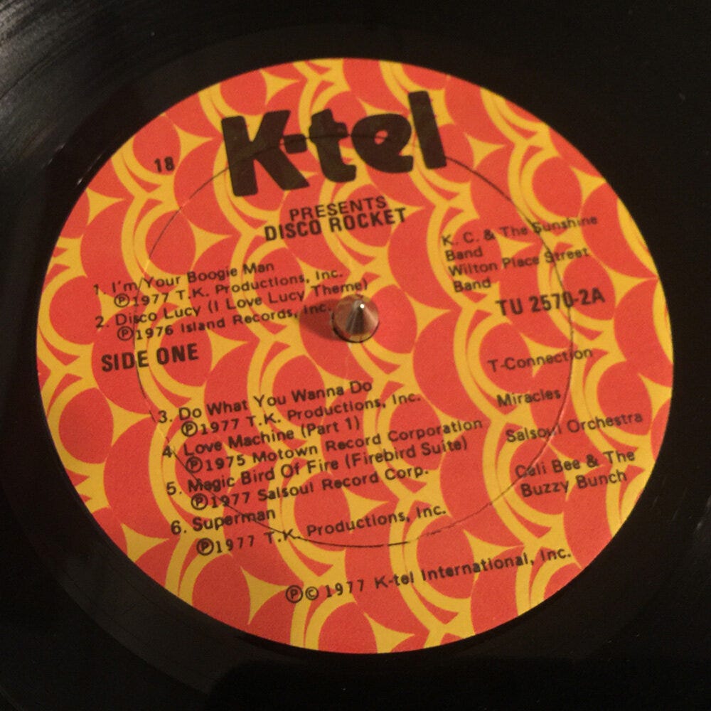 a K-Tel record