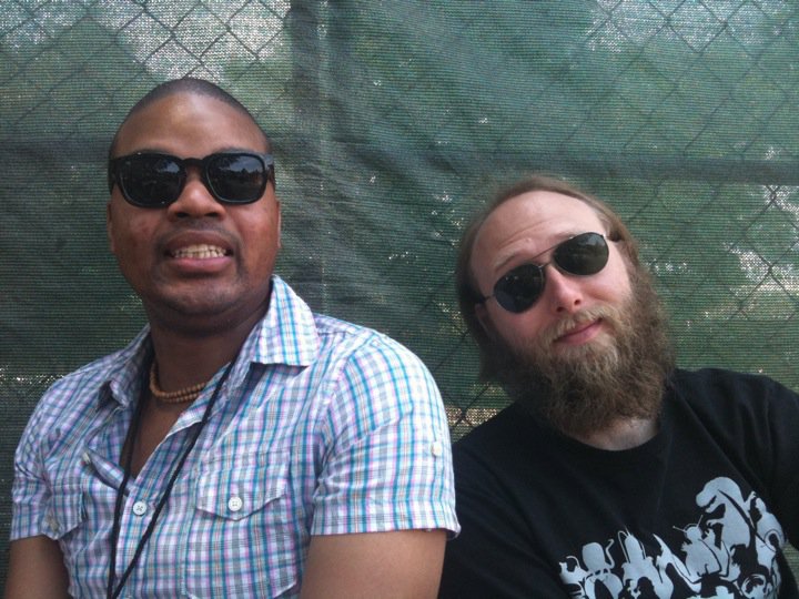Martin Douglas and Owen Brazas at Pitchfork Festival 2010